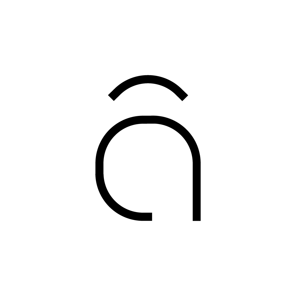 Logo Artemide: lettera minuscola 'a' stilizzata con accento circonflesso, in nero su sfondo bianco.