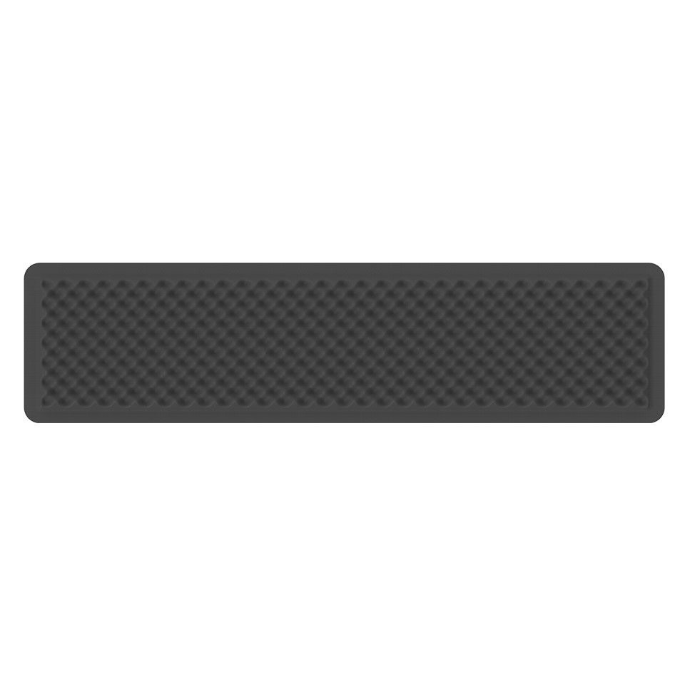 Artemide Eggboard Wall/Ceiling light panel in dark grey with textured egg-crate surface pattern, rectangular shape