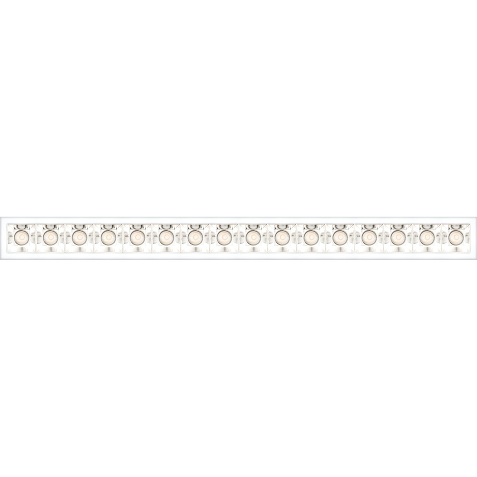 Artemide Sharp Refractive Emission LED strip module with evenly spaced circular lenses on a white PCB board - 2